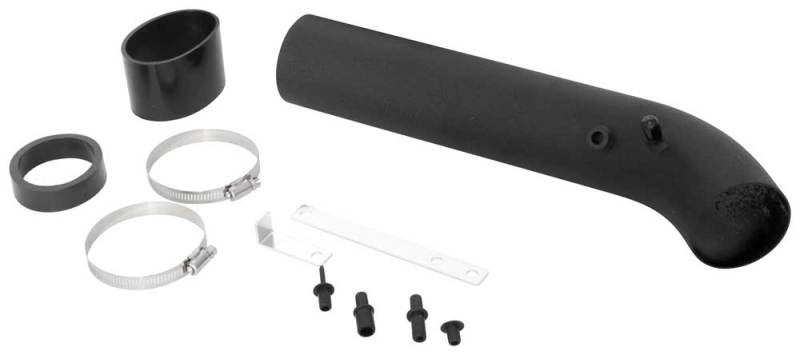Spectre 8219K Universal Intake Tube Kit 3in. - Aluminum - Black