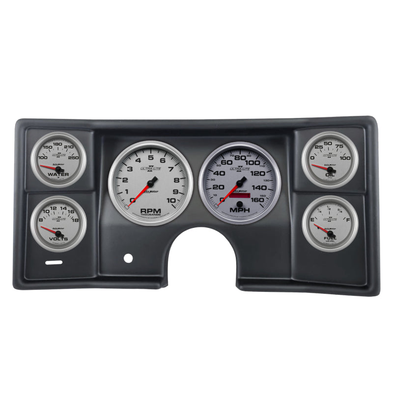 AutoMeter 2935-14 Autometer Ultra-Lite II Direct Fit Dash Kit 78-81 Malibu / El Camino (2 x 5in. / 4 x 2-5/8in.)