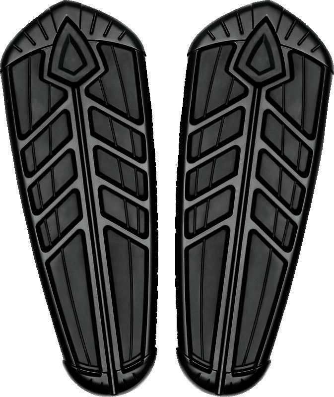 Kuryakyn 5651 Kuryakyn Spear Driver Floorboard Inserts Satin Black