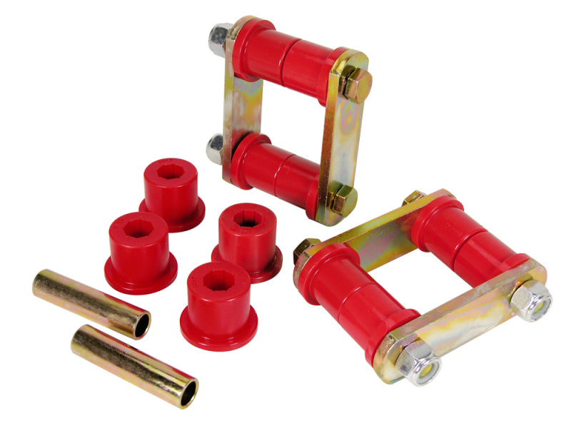 Prothane 1-1013 AMC AMX/Javelin HD Spring & Shackles Bushings - Red