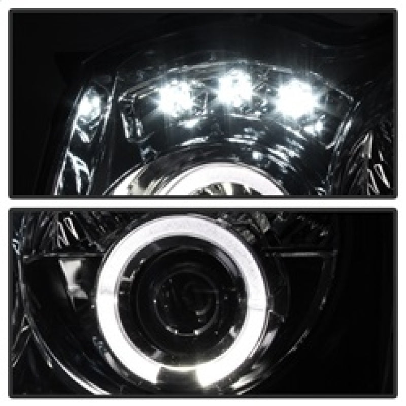 Spyder 5011107 fits Jeep 05-07 Grand Cherokee Projector Headlights LED Halo LED