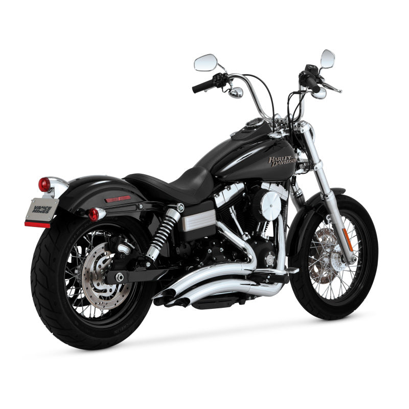 Vance and Hines 23371 Vance & Hines HD Dyna 06-17 Big Radius 2-2 Chrome PCX F