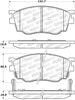 Stoptech 308.0755 Street Brake Pads