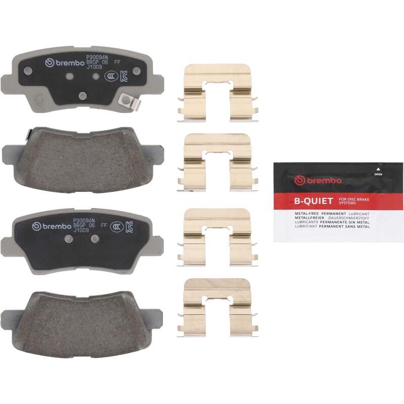 Brembo OE P30094N 2017 fits Hyundai Elantra/18-22 Ioniq/18-19 Sonata/16-17 Velos