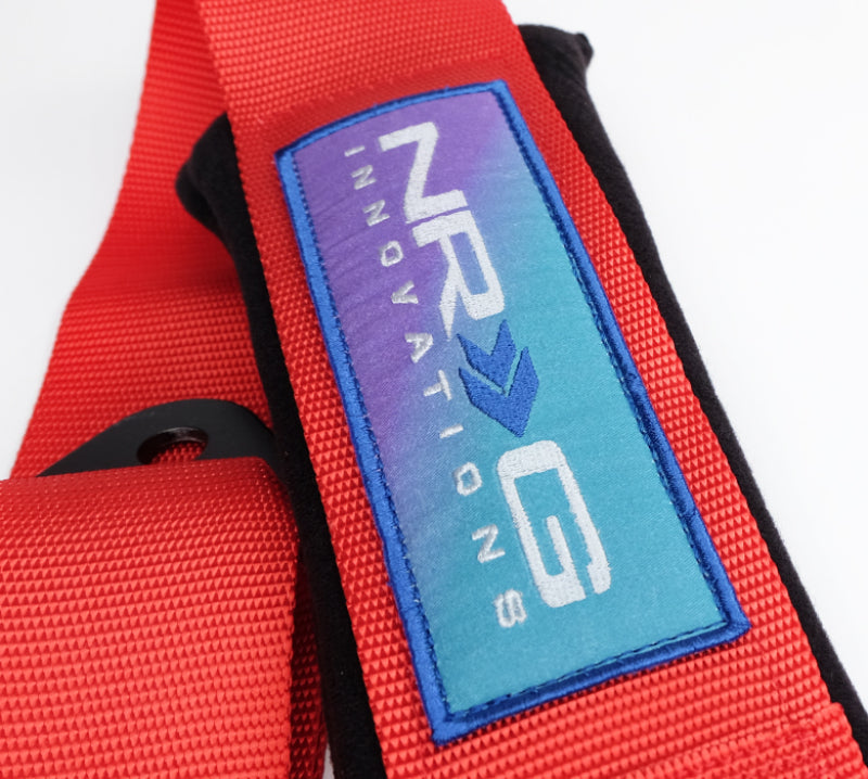 NRG SBH-B6PCRD 5PT 3in. Seat Belt Harness / Cam Lock - Red