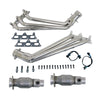 BBK 4041 Camaro V6 Long Tube Exhaust Headers With Converters - 1-5/8 Chrome