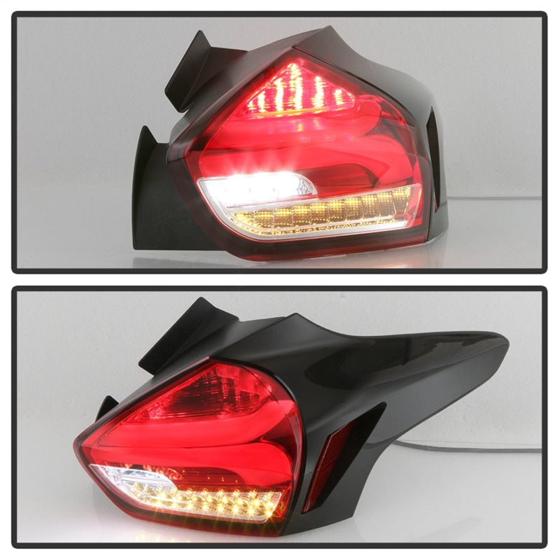 Spyder 5085726 fits Ford 15-17 Focus Hatch LED Tail Lights w/Indicator/Reverse