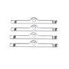 Edelbrock 4404 Chrome Hold Downs 4Pk