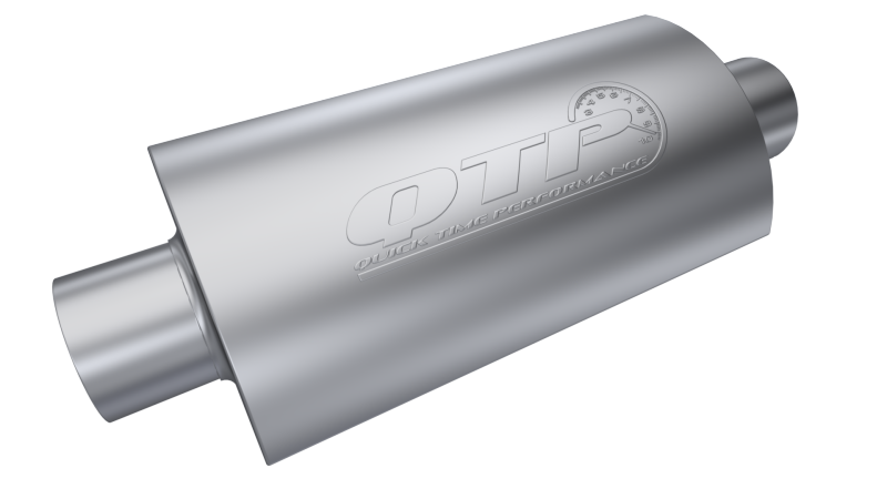 QTP 12350 3.5in Weld-On 304SS AR3 Muffler