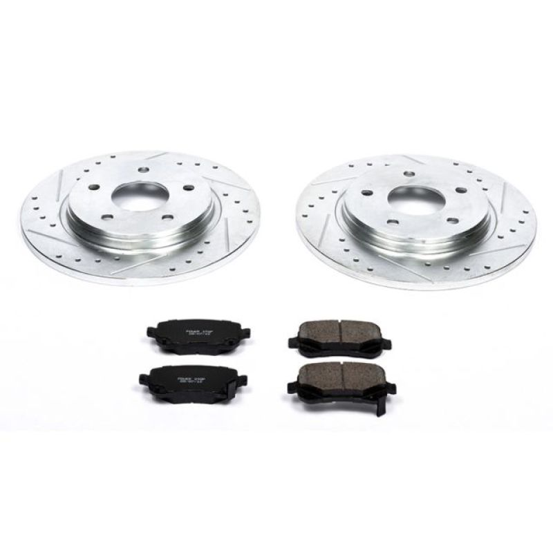 PowerStop fits Chrysler 08-12 Town & Country Rear Z23 Evolution Sport Brake Kit