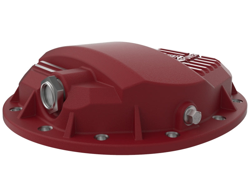 AFE 46-71140R ries GMCH 9.5 Rear Diff Cover Red w/ Machined Fins 19-20 fits GM