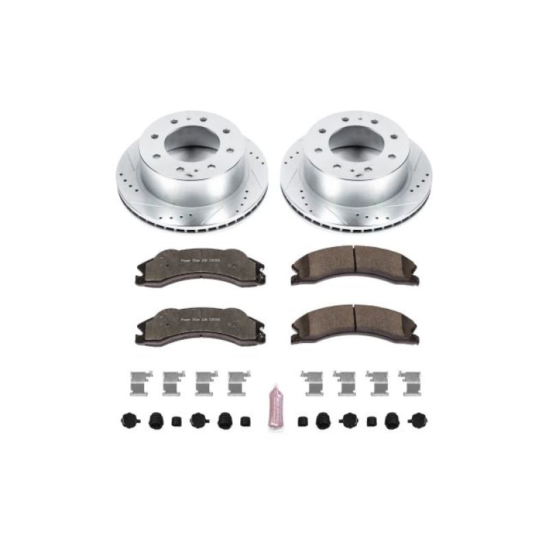 PowerStop K5563-36 11-20 fits GMC Sierra 3500 HD Rear Z36 Truck & Tow Brake Kit