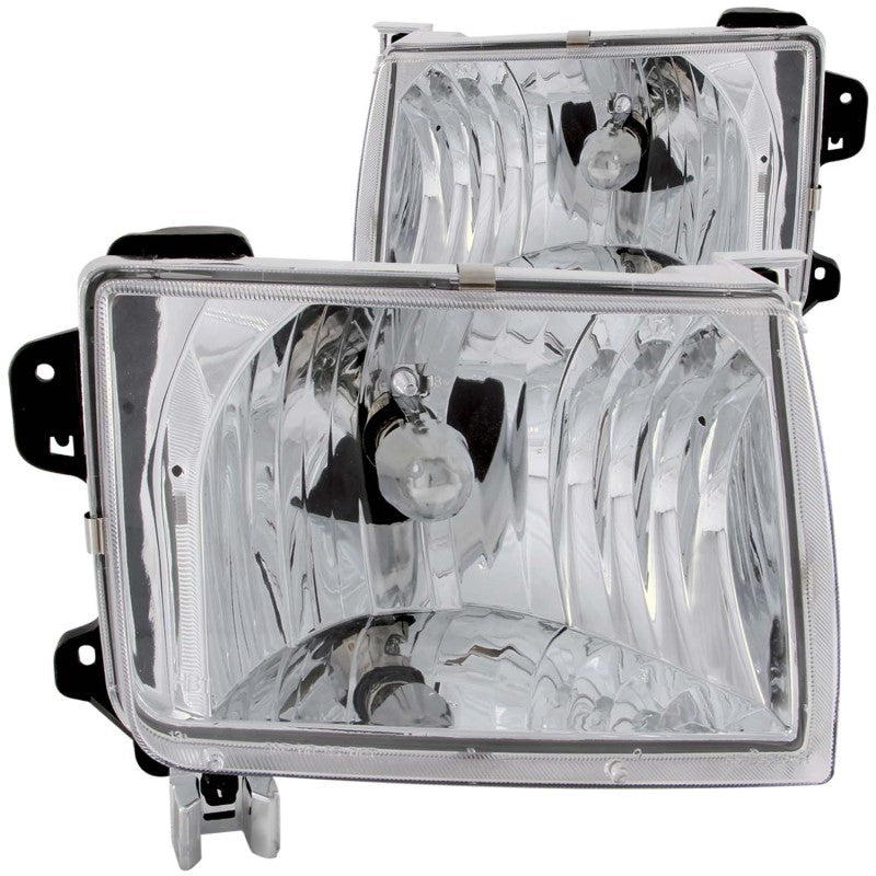 ANZO 111049 1900 fits Nissan 98-20 Frontier Crystal Headlights Chrome