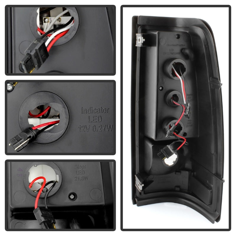 5008763 Xtune fits Silverado 1500/2500 (Will Not Fit Stepside) LED Tail Lights