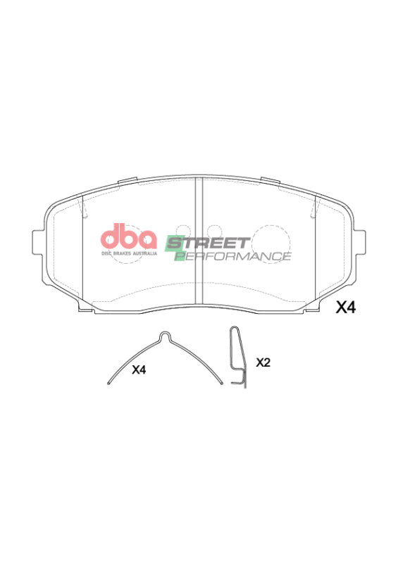DBA DB15252SP 2018+ fits Mitsubishi Eclipse Cross SP Performance Front Brake Pad