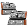 5064912 Xtune fits Chevy 03-06 Silverado 2500HD Crystal Headlights w/ Bumper L