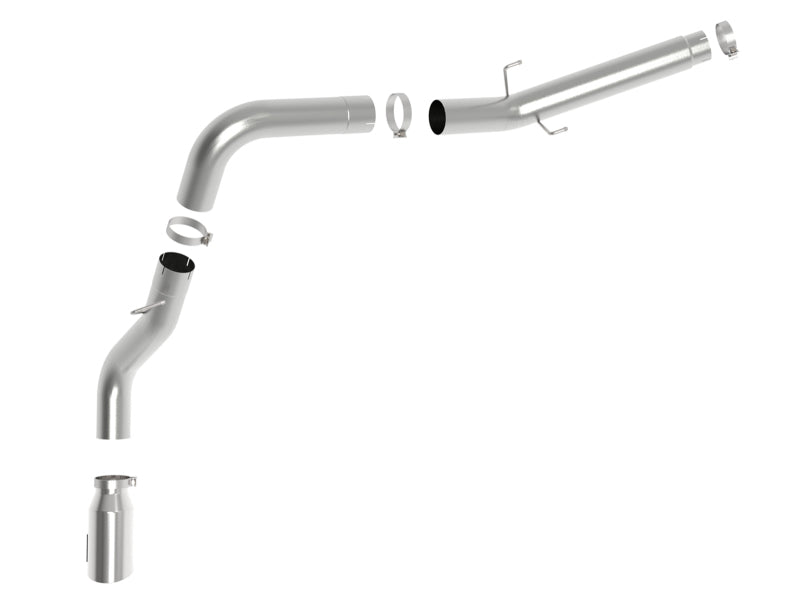 AFE 49-42075-P fits Ram Diesel Trucks L6-6.7L(td) Large Bore-HD 5in 409SS DPF-B