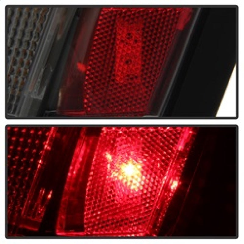 Spyder 5083371 fits Chrysler 05-07 300C V2 Light Bar LED Tail Lights - Smoke AL