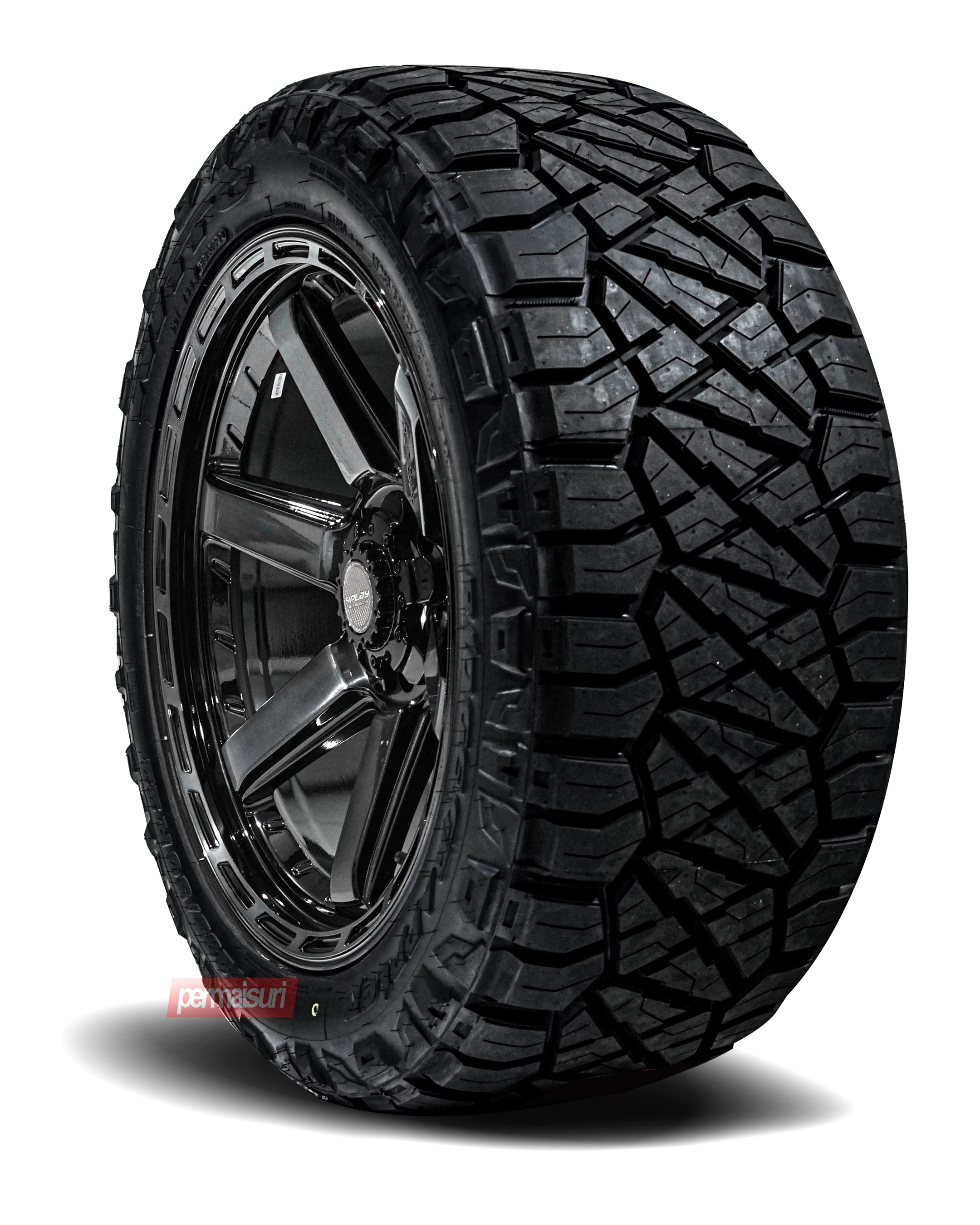 4PLAY 4P63-22100-6D55-18BBT Gen3 22x10 6x135mm & 6x5.5" -18et in Brushed Black
