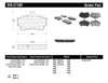 Stoptech 309.0738 Performance 97-04 fits Porsche Boxster / 00-08 Boxster S / 98-08 911 Rear Brake Pads