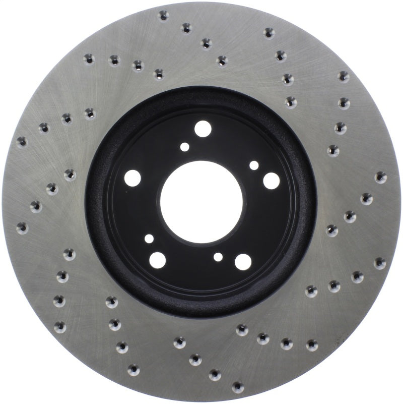 Stoptech 128.40086R Drilled Sport Brake Rotor Front Right 13 Honda Accord Sport
