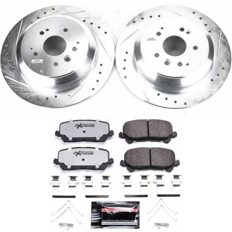 PowerStop K6953-36 14-16 fits Acura MDX Rear Z36 Truck & Tow Brake Kit