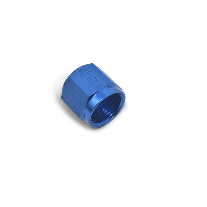 Russell 660580 Performance -8 AN Tube Nuts 1/2in dia. (Blue) (2 pcs.)