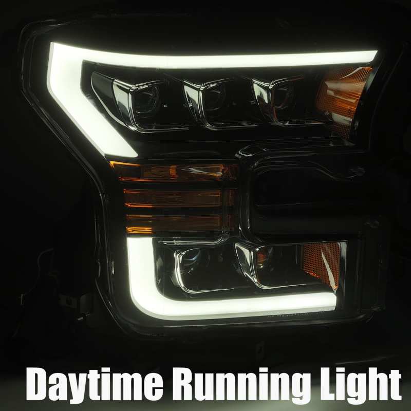 AlphaRex 880152 fits Ford 17-20 Raptor NOVA LED Proj Headlights Plank Style Mat