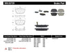 Stoptech 309.0272 Performance 89-98 240SX Rear Brake Pads