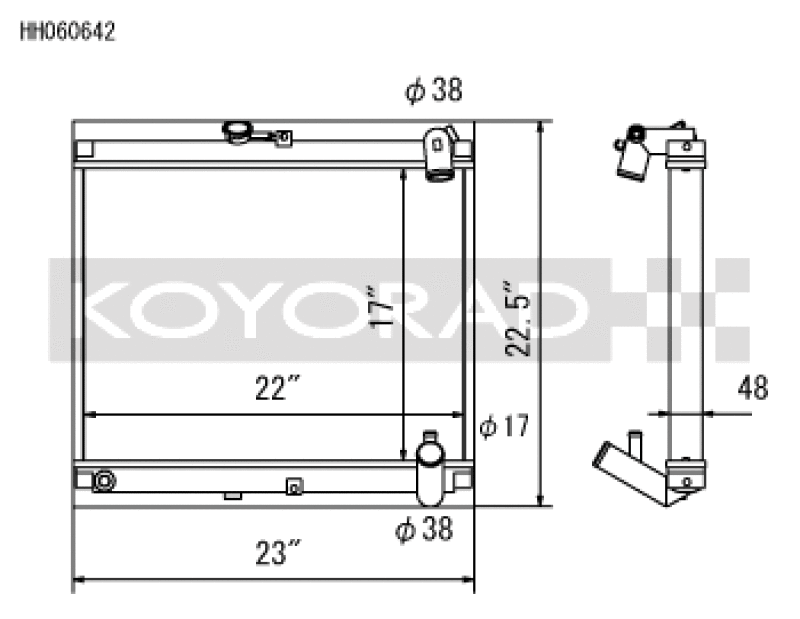 Koyo 86-88 Mazda RX-7 FC NA/Turbo (MT) Radiator