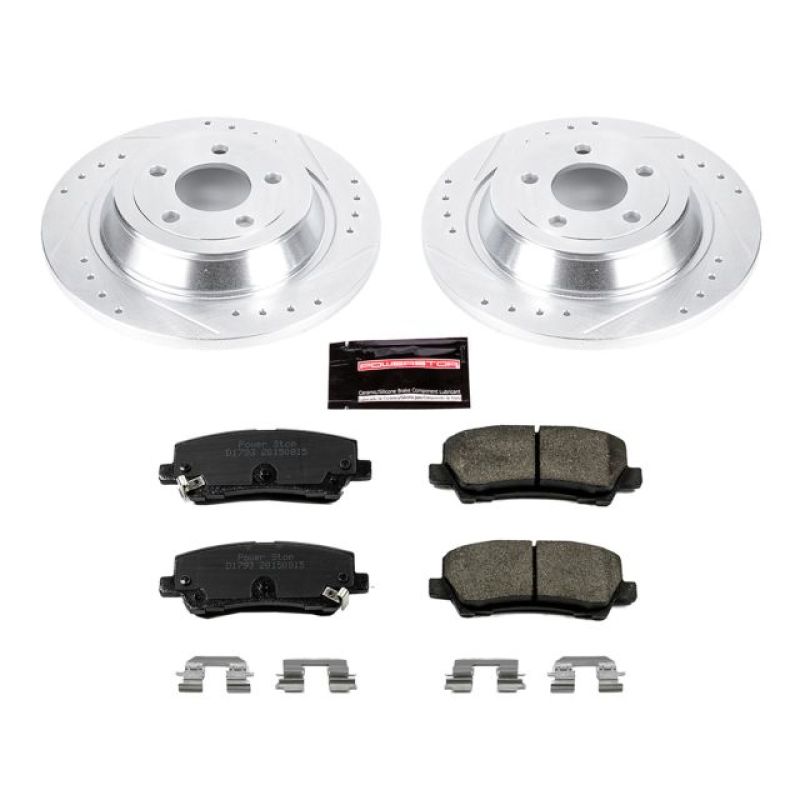 PowerStop K6813 fits Ford 15-19 Mustang Rear Z23 Evolution Sport Brake Kit
