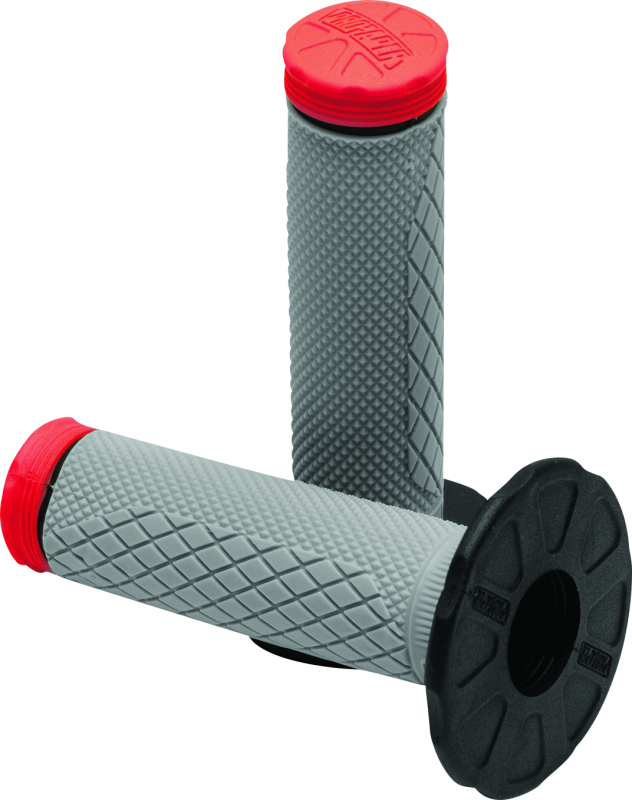 ProTaper 24872 Tri Density Full Diamond MX Grips - Red