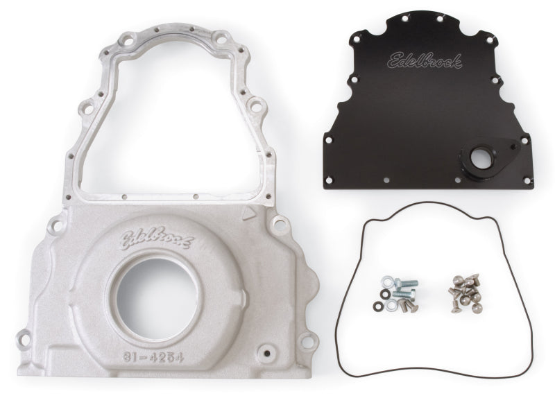 Edelbrock 4255 Timing Cover 2-Piece for fits GM Gen 4 Ls-Series