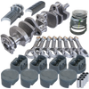 Eagle 13051L040 fits Chevy LT1350 1Pc 3.750in Crank 5.700in I-Beam Rods -16cc 4.040in Pistons Rotating Assembly