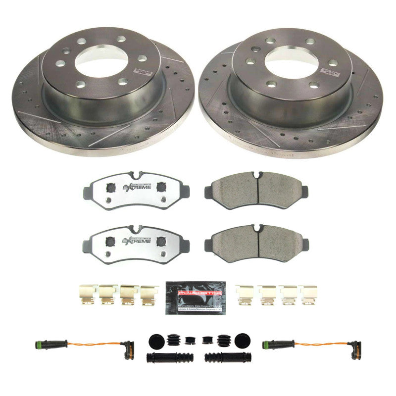 PowerStop K8656 fits Mercedes-Benz Sprinter 2500 Rear Z36 Truck & Tow Brake Kit
