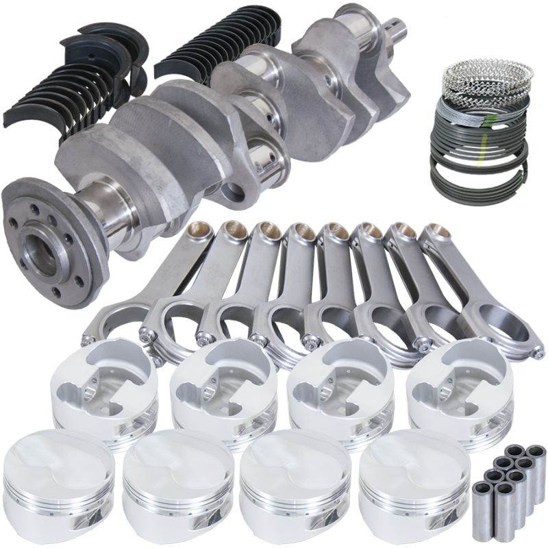 Eagle 35650040 fits Chevy 400 3.875in Crank 6.000in H-Beam Stroker Rods -10.8cc 4.165in Pistons Rotating Assembly