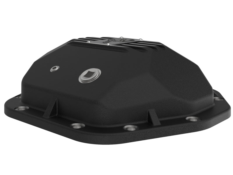 AFE 46-7111BB Pro Series Dana 44 Front & Rear Diff Cover Black w/ Mach Fins 97-
