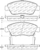 Stoptech 308.0621 Street Touring 02-06 Acura RSX Type S / 93-95 Civic Coupe / 04-05 Civic Si