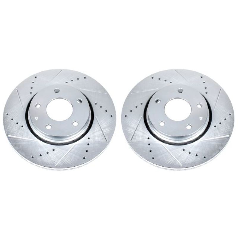 PowerStop fits Mazda 16-19 CX-5 Front Evolution Drilled & Slotted Rotors - Pair