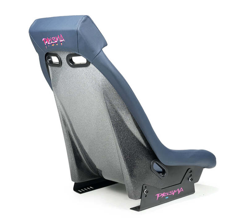NRG PRI-100BK-H PRI-100BK-H GT Retro Bucket Seat - Black PVC Leather Black