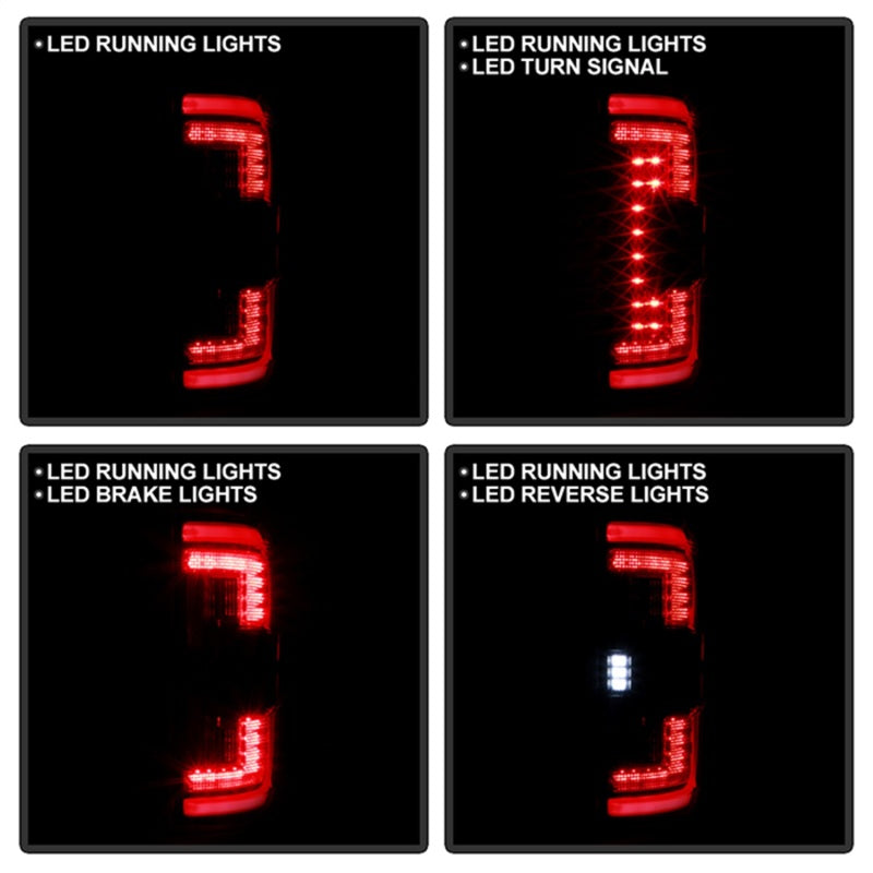 Spyder 5088772 fits Ford 21-23 F150 (Factory Halogent) Light Bar LED Tail Light