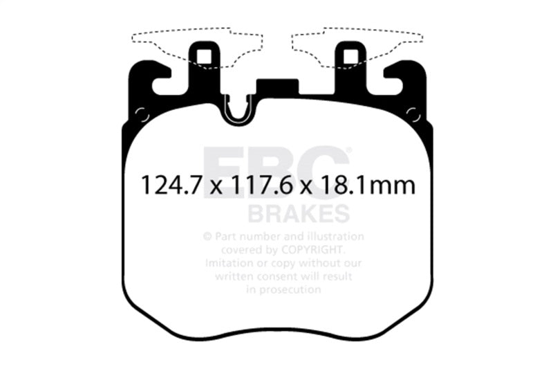 EBC S12KF2215 S12 Brake Pad and Rotor Kit