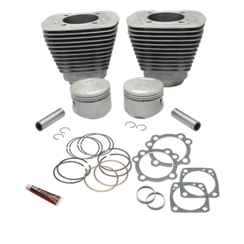 S&S 91-7211 Cycle Cylinder 84-99 BT w/Super Stock Cylinder Heads 89in 3 1/2in Bo
