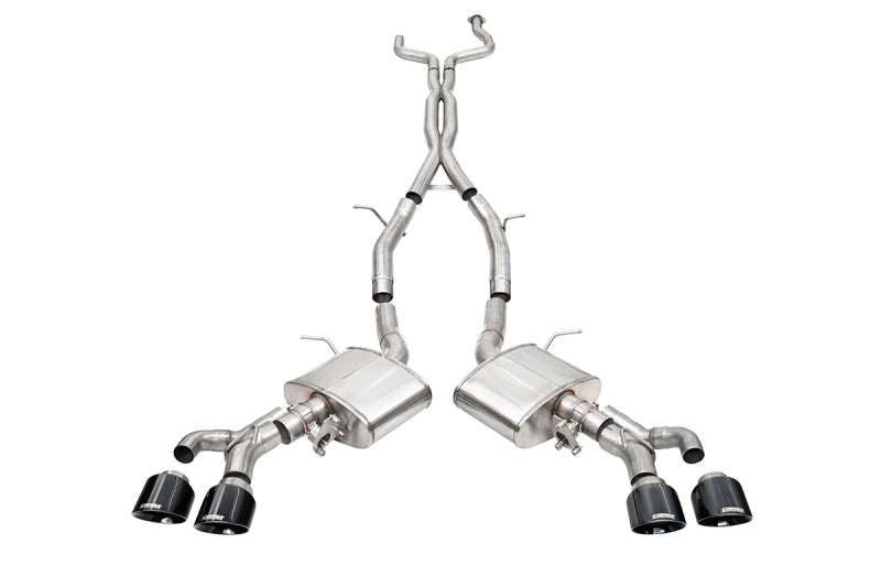 CORSA Performance 21317BLK Corsa 22-25 fits Cadillac CT4 V Blackwing 3in Active Valve Cat-Back - 4.5in Black Tip