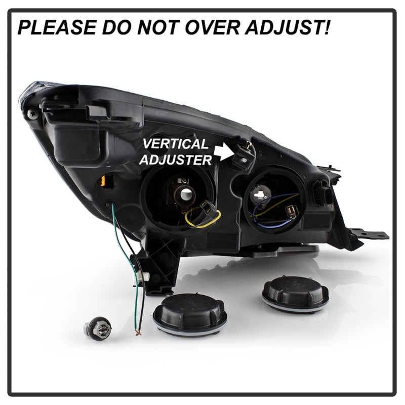 xTune 9042928 13-16 fits Ford Escape 13-16 LED Light Bar Halogen Proj Headlight