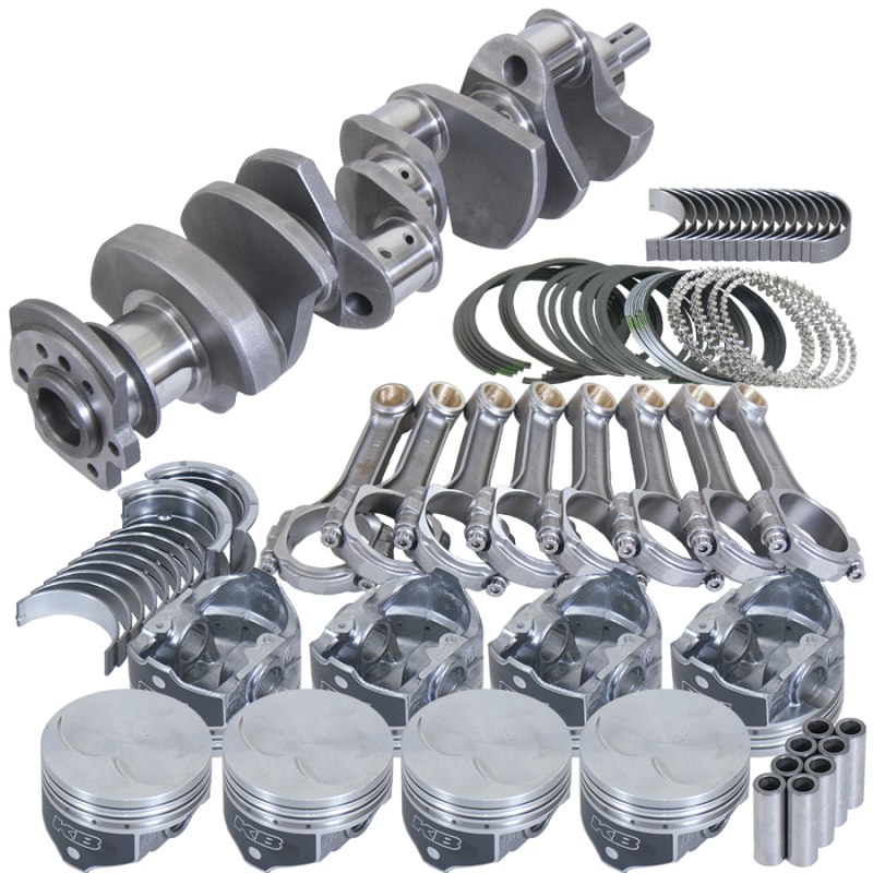 Eagle 13010000 fits Chevy 400 3.750in Crank 5.700in I-Beam Rods -7cc Flat Top 4.125in Pistons Rotating Assembly