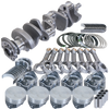 Eagle 13010000 fits Chevy 400 3.750in Crank 5.700in I-Beam Rods -7cc Flat Top 4.125in Pistons Rotating Assembly