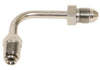 Russell R4282C Performance 3/8in-24 Inverted Flare to Male -3AN Steel Chrome 90 Degree Brake Line Fitting