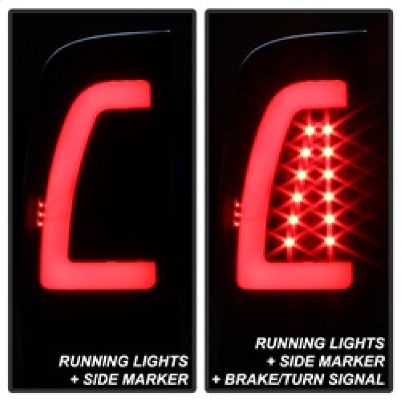 SPYDER 9038501 xTune fits Ford F-150 Light Bar LED Tail Lights - Black Smoke