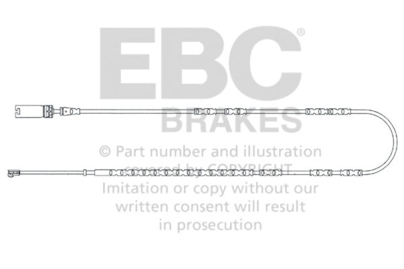 EBC EFA137 fits BMW 10 2013-20 128 3.0L Rear Wear Leads